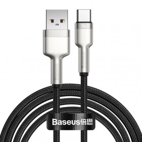 Cable de charge Baseus CATJK-B01 Cafule Series 40W USB to Type-C / USB-C Câble de données de charge en métal, longueur: 2 ...