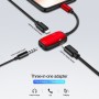 Adaptateur 3 en 1 2.1A lightning iPhone + 3,5 mm Adaptateur audio de l'écouteur