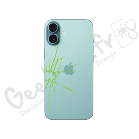 Réparation Vitre arrière iPhone 16