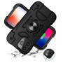 Coque Survivor pour iPhone 14 - silicone antichoc - aimant et bague