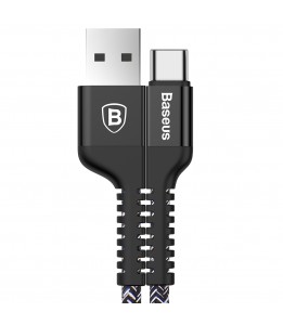Cable Baseus USB-C - USB 2A longueur 1m Noir