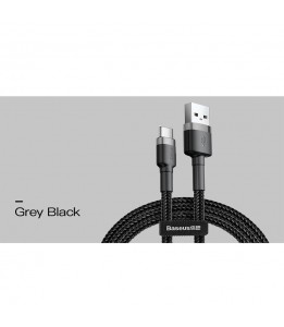 Cable Baseus USB-C - USB 2A longueur 3m Noir